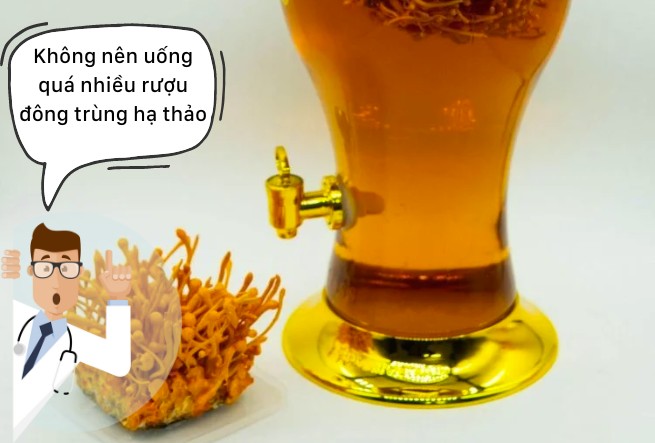 Những lưu ý khi uống rượu đông trùng hạ thảo