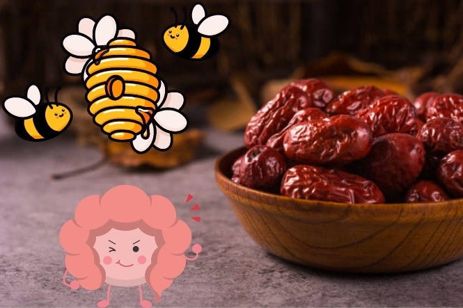 Táo đỏ ngâm mật ong có tác dụng gì? Tốt cho hệ tiêu hoá