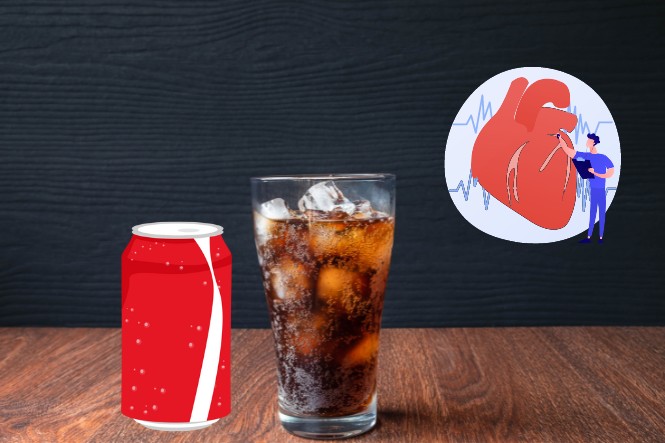 Uống nhiều coca có thể tăng nguy cơ mắc bệnh tim mạch