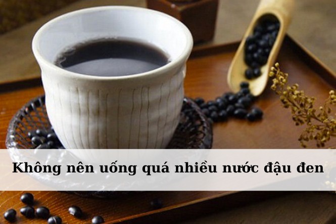 Uống nhiều nước đậu đen có thể gây đầy bụng