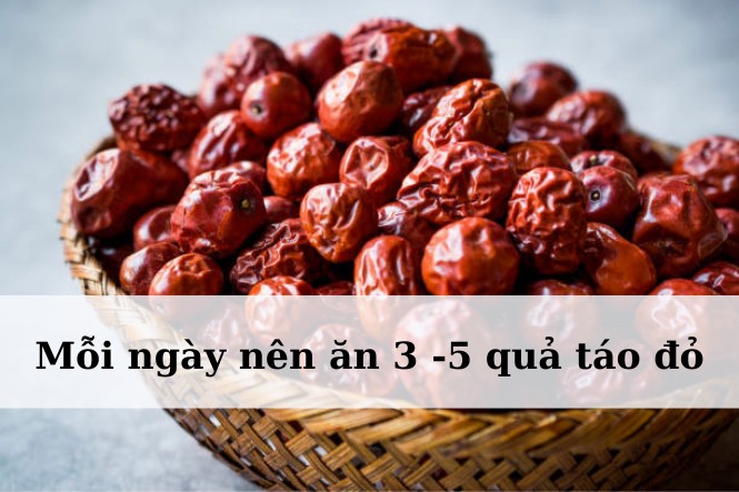 Lượng táo đỏ nên ăn mỗi ngày