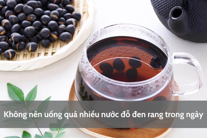 Những lưu ý khi uống nước đỗ đen rang