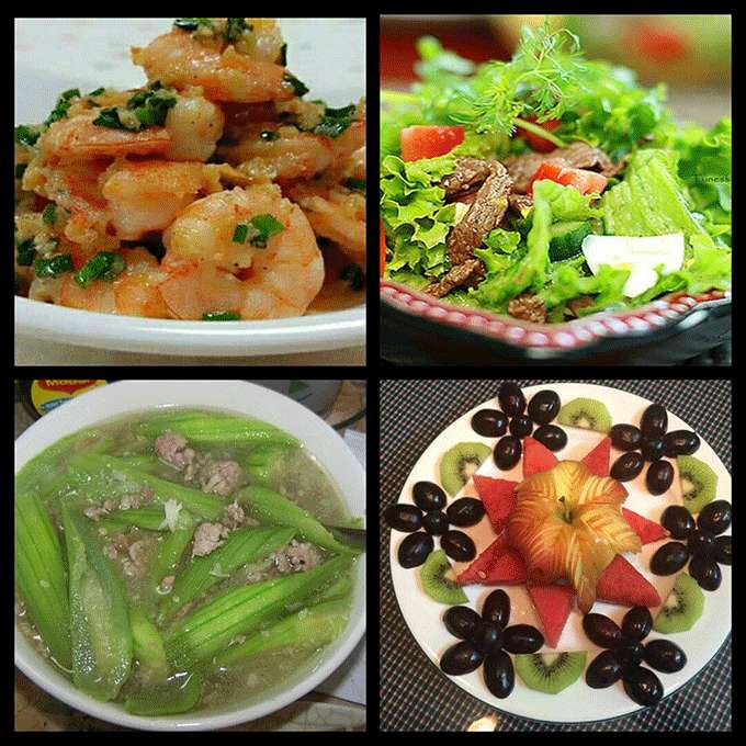 12  thực đơn tháng 6