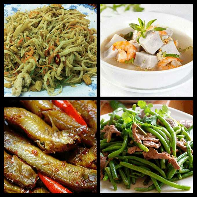 22 thực đơn tháng 6