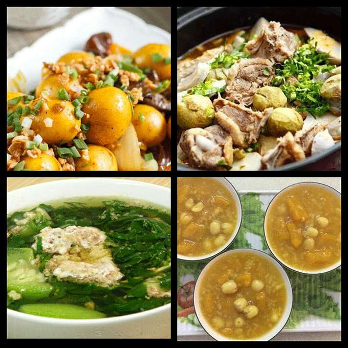 30 thực đơn tháng 6