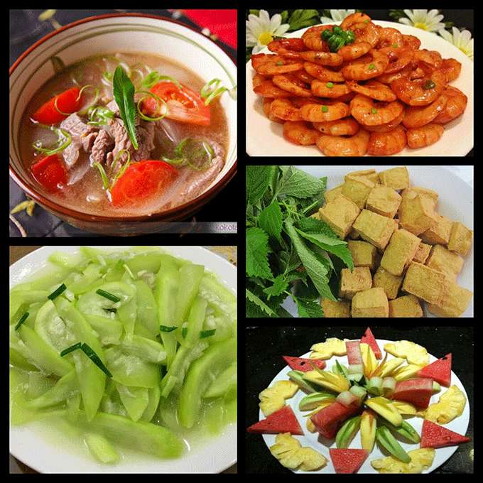 Thực đơn tháng 6