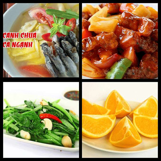 7 Thực đơn tháng 6