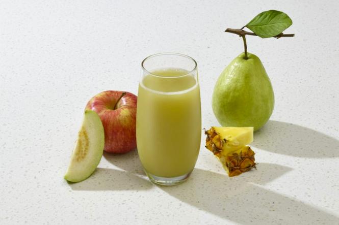 Nước ép ổi mix với táo