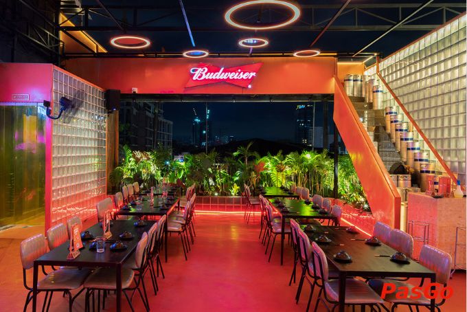 Không gian nhậu cực chill và sôi động tại BA GÁC