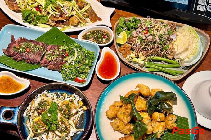 Menu hấp dẫn tại khao Lao - Quán ăn gần Nguyễn Chí Thanh