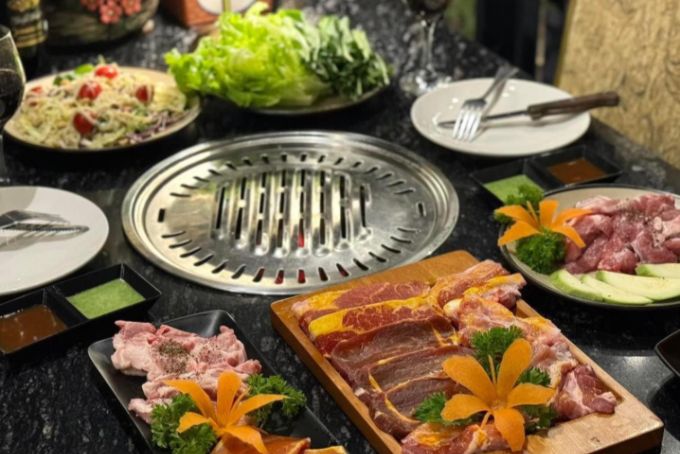 Món ăn chất lượng được trang trí tỉ mỉ tại Mela BBQ