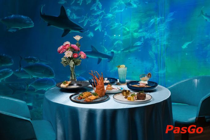 Không gian đẹp mê ly tại Deep Sea Restaurant