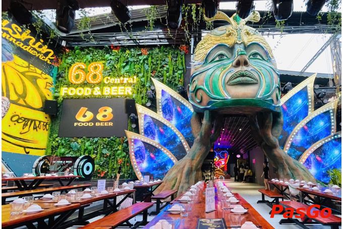 Quán ăn ngon Rạch Giá với không gian thiết kế đậm chất nghệ thuật