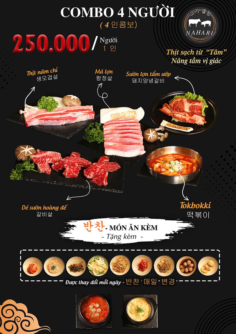 Suất Buffet 289K Từ T2-T6-23