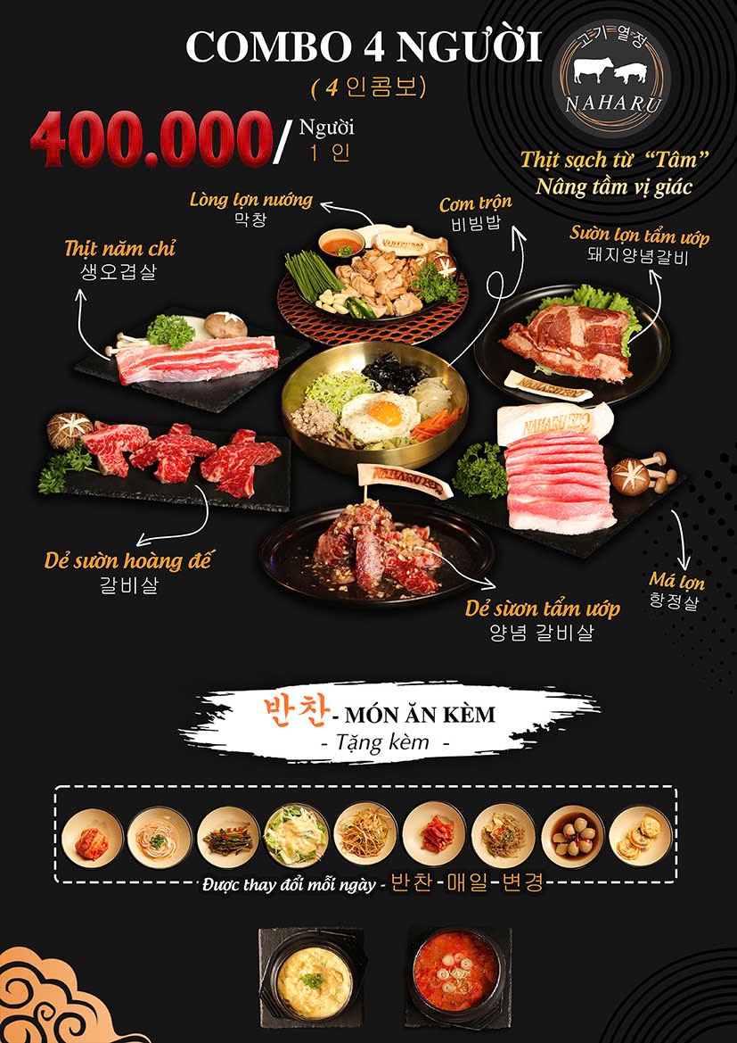 Suất Buffet 289K Từ T2-T6-26