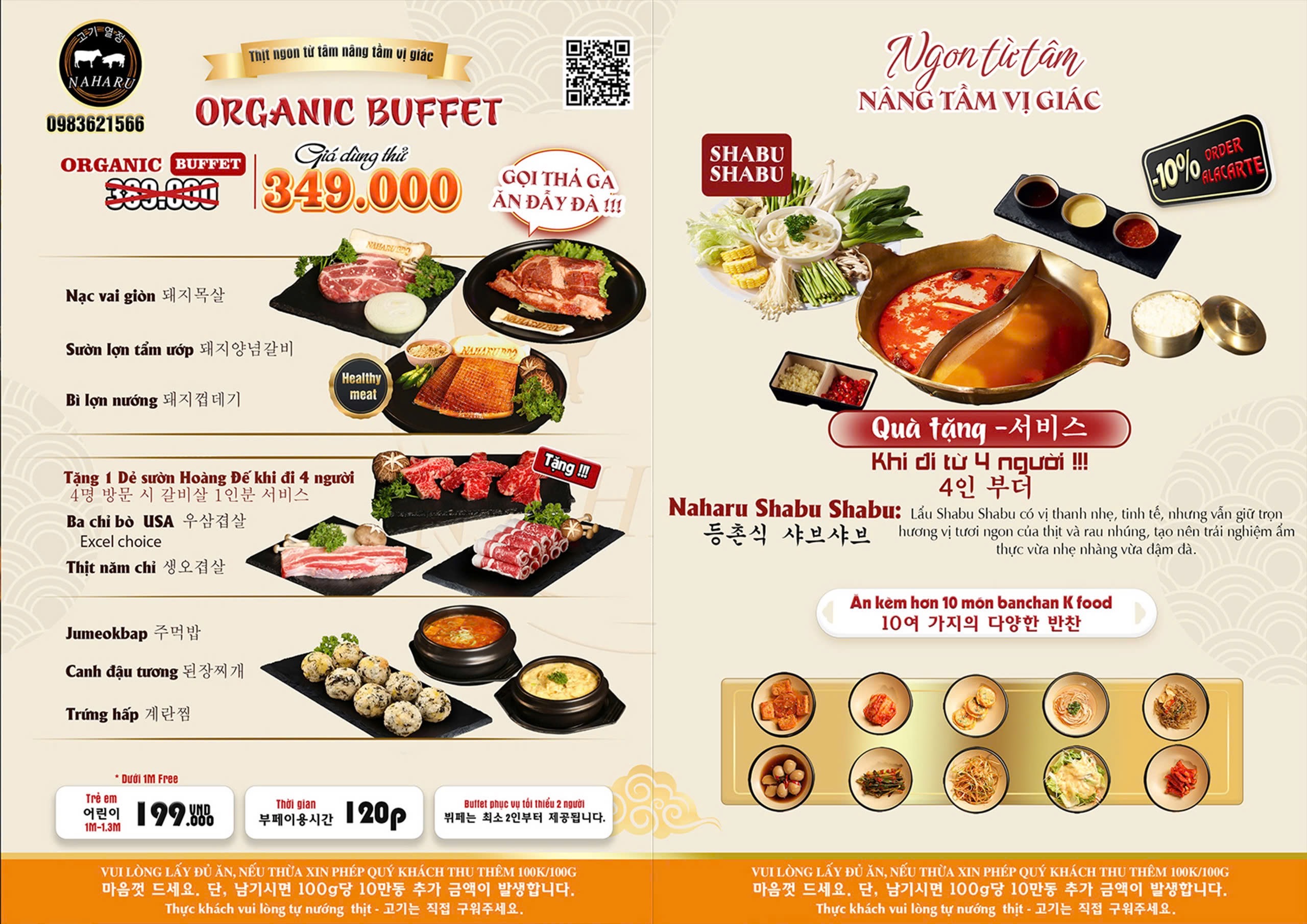 Suất Buffet 289K Từ T2-T6-31
