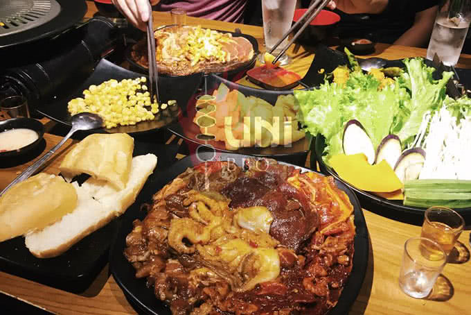 nhà hàng uni bbq đội cấn 3