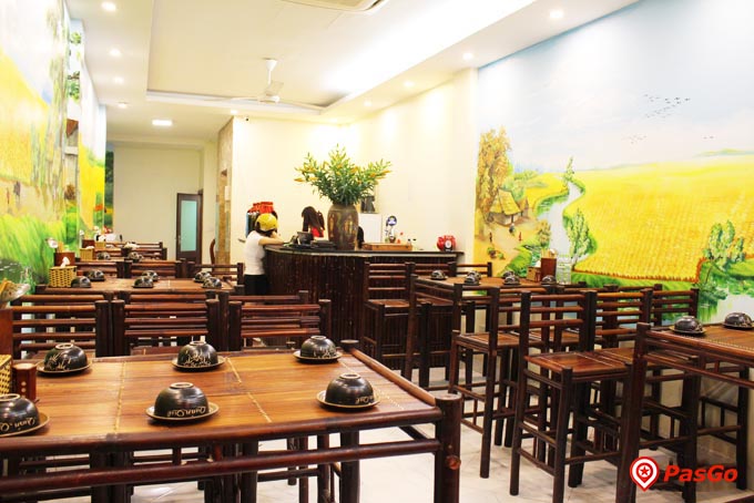 Không gian yên bình quán quê 146 hào nam 