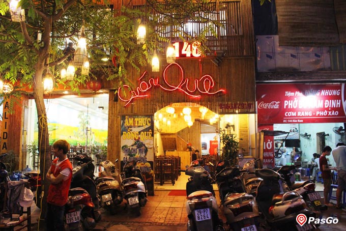 Mặt tiền của quán quê 146 hào nam 