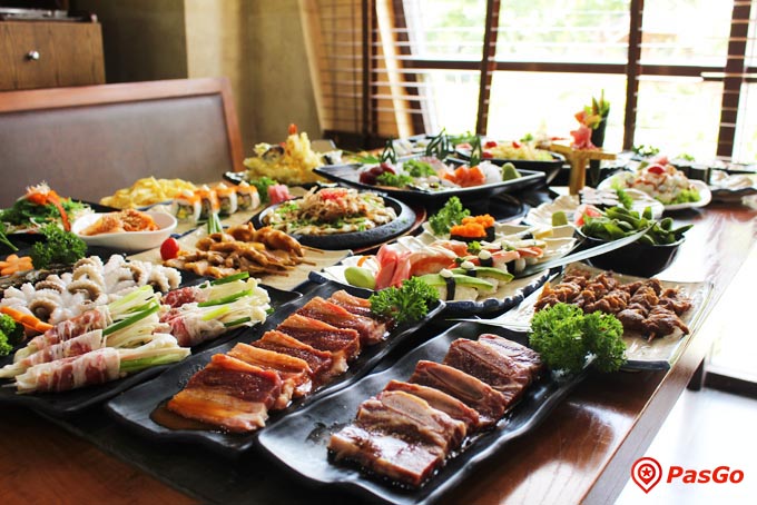 nhà hàng sashimi bbq garden japanese village 2b nguyễn thị thập 16
