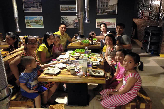 nhà hàng sing bbq giảng võ 4