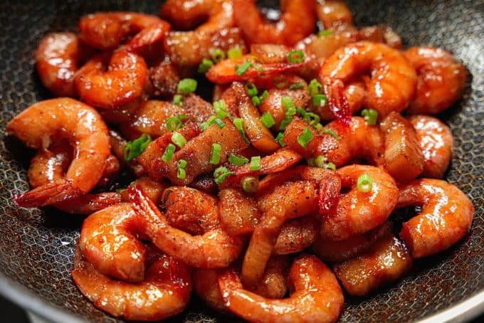 cách làm tôm rang thịt nạc