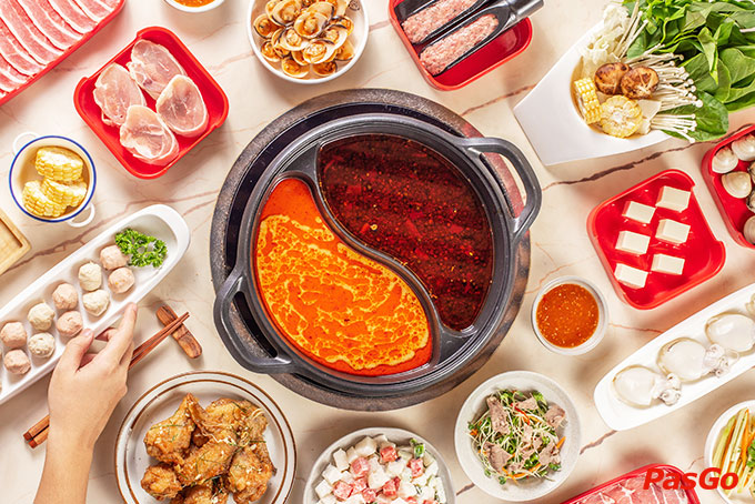 top buffet aeon long biên - hotpot story