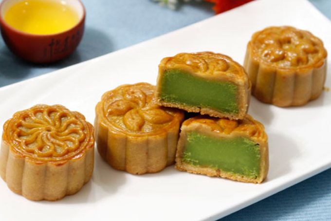 bánh trung thu nhân đậu xanh