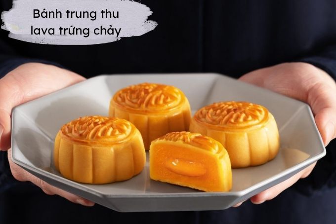 lava trứng chảy