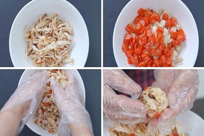 cách làm bánh trung thu thập cẩm gà quay