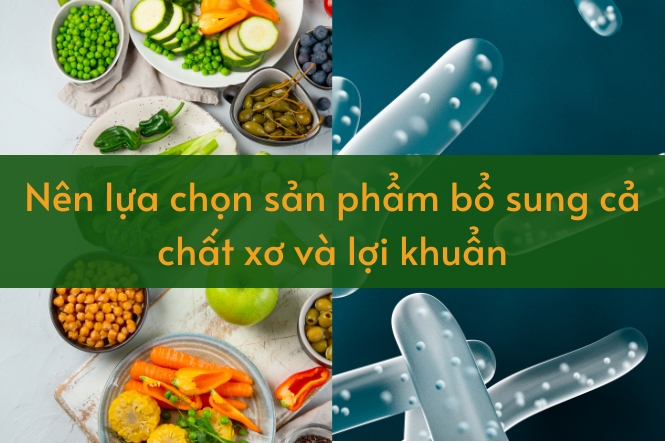 Nên dùng sản phẩm bổ sung chất xơ cho bé lười ăn rau có cả lợi khuẩn