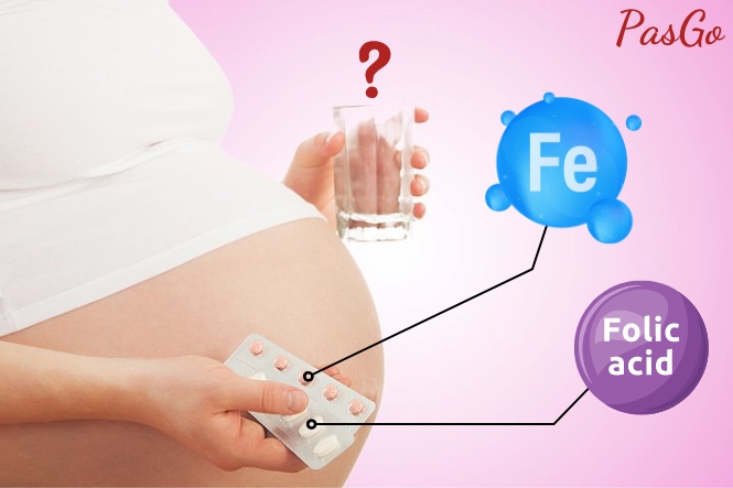 Có thể bổ sung sắt và axit folic cùng với nhau