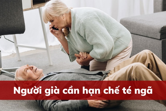 Té ngã có thể gây ra gãy xương ở người cao tuổi