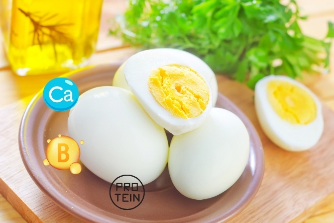 Thực phẩm giàu canxi: Trứng