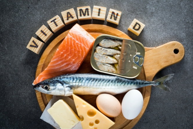 Trẻ bị thiếu Vitamin D khi chế độ ăn không có các thực phẩm giàu Vitamin D