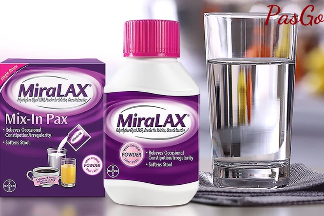 Miralax là thuốc nhuận tràng có ít tác dụng phụ hơn các thuốc khác