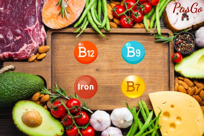 Bổ sung vitamin B và sắt vào chế độ ăn hằng ngày để tóc luôn chắc khỏe