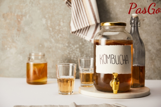 Cách trị đầy hơi khó tiêu tại nhà: Ăn Kombucha