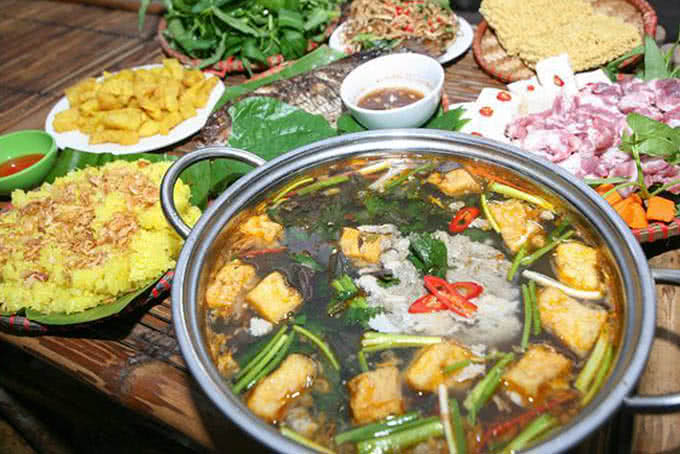 Khách có thể chọn trong số thực đơn lẩu phong phú