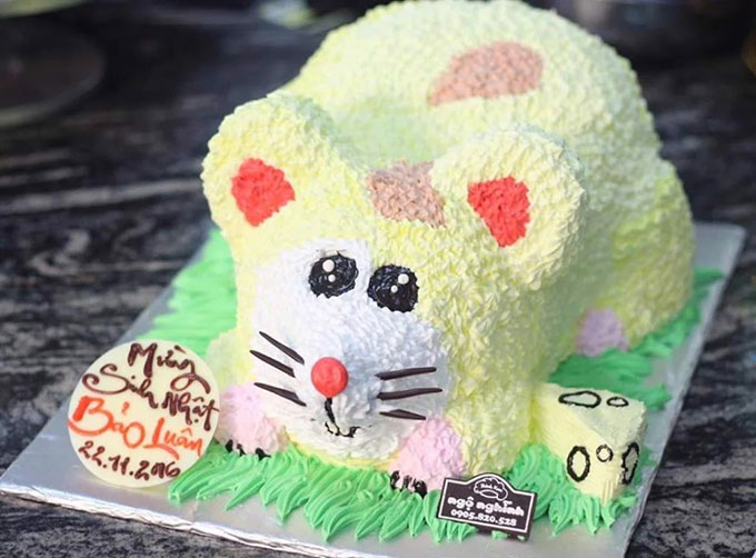 Bánh sinh nhật bé tuổi Chuột - Funny Cake