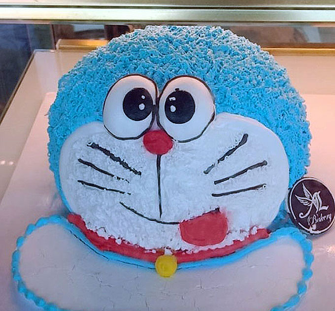 Bánh sinh nhật hình đô rê mon, bánh gato hình doremon, Mẫu bánh sinh nhật  cho bé trai 6 tuổi đẹp Đặt bánh sinh nhật theo mẫu yêu cầu lấy ngay Bánh