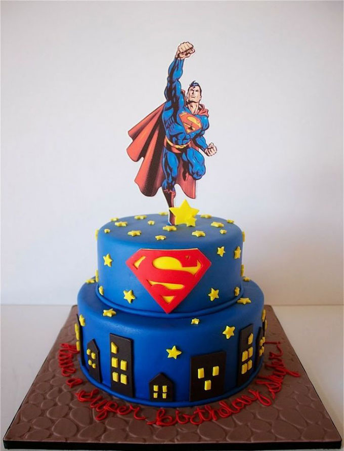Bánh kem sinh nhật hình người nhện Spiderman dũng cảm màu đỏ dành cho bé  trai - Bánh Thiên Thần : Chuyên nhận đặt bánh sinh nhật theo mẫu