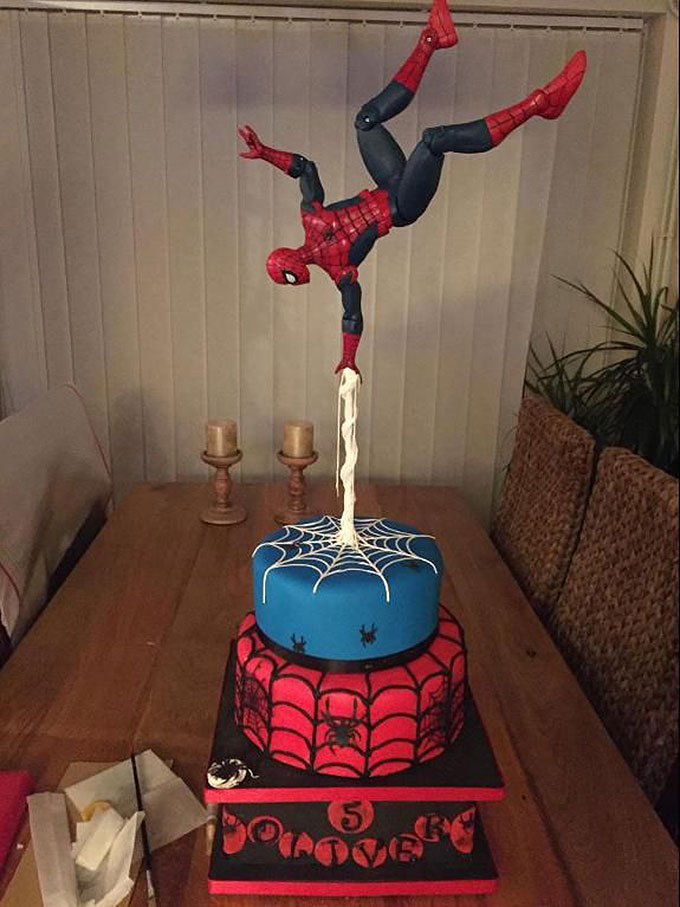 Đặt bánh gato sinh nhật người nhện – Spider Man ở đâu ngon, đẹp, đảm bảo  tại Hà Nội? | Nhận đặt bánh sinh nhật, bánh in ảnh, cupcake, fondant tại Hà  Nội