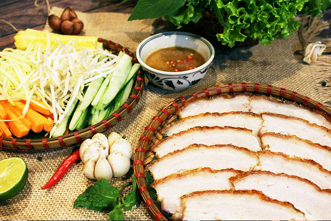 bánh tráng cuốn thịt heo yết kiêu 7