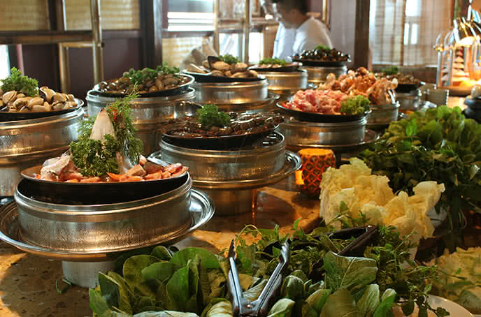 Nhà hàng Chợ quà quê Tam Trinh12