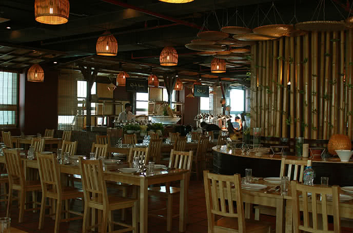 Nhà hàng Chợ quà quê Tam Trinh4