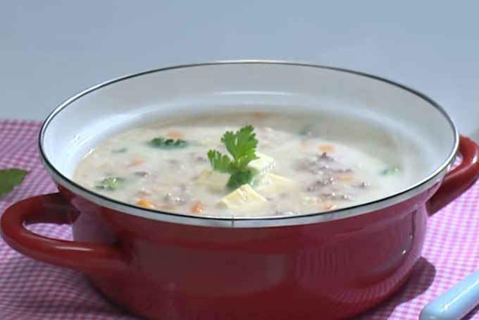 Cháo yến mạch nấu với thịt bò băm cho bữa sáng ngon và giảm cân hiệu quả