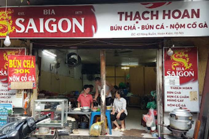 Danh sách các quán bún chả ngon tại Phố Cổ Hà Nội