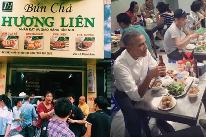 Quán bún chả Hương Liên