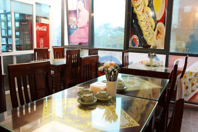 nhà hàng gimbab hàn quốc đội cấn 15